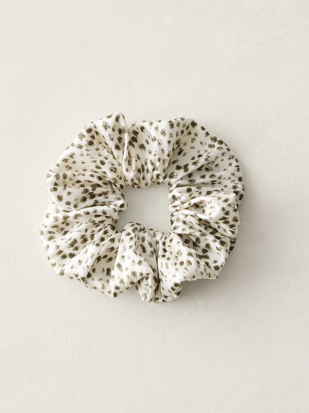 Haven Washable Silk Animal Dot Scrunchie